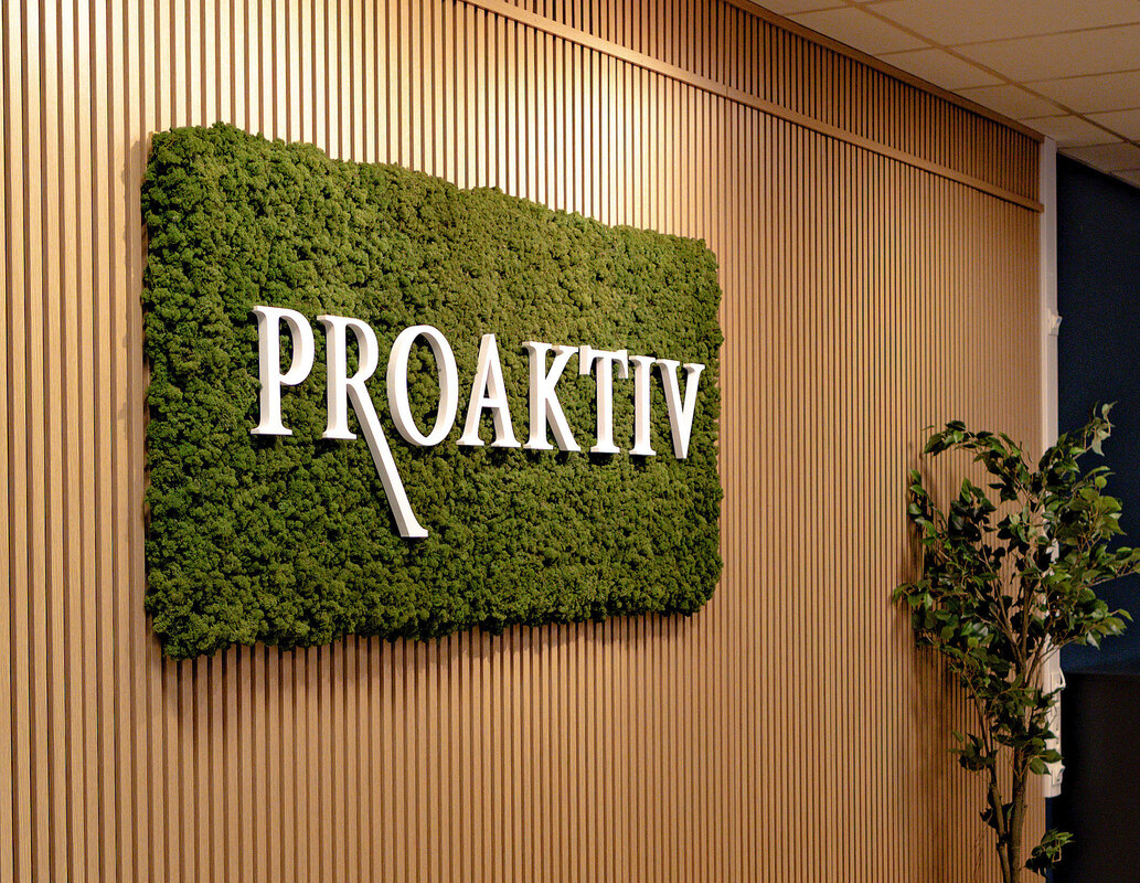 Proaktiv — interiør — Næringsbygg av Folke Bygg AS